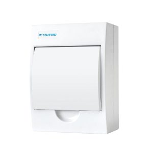 Tablero Eléctrico Sobrepuesto Stanford 6 Polos Tapa Opaca