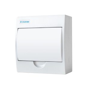 Tablero Eléctrico Sobrepuesto Stanford 8 Polos Tapa Opaca