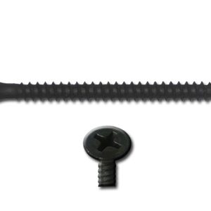 Tornillo para Volcanita Punta Broca Fosfatizada Negra