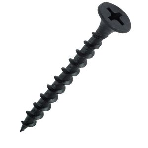 Tornillo para Madera Aglomerada Zincada Negro