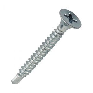 Tornillo para Volcanita Punta Broca Fosfatizada Plateada