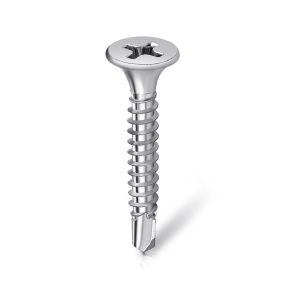 Tornillo para Volcanita Punta Broca Fosfatizada Plateada