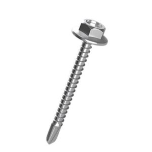Tornillo Hexagonal Punta Broca sin Golilla Zincada