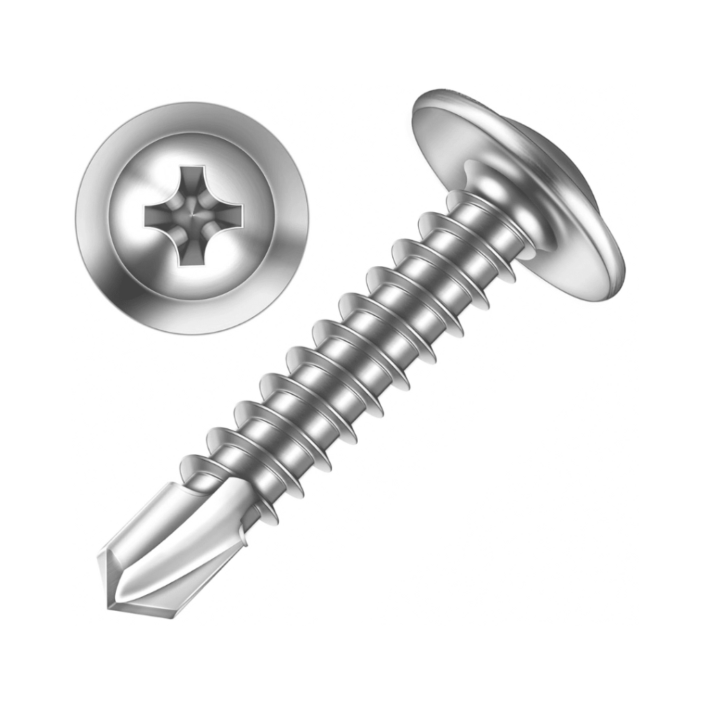 Tornillo Cabeza Truss Punta Broca Zincado