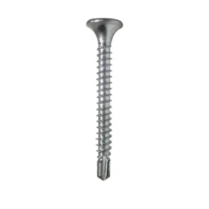 Tornillo para Volcanita Punta Broca Fosfatizada Plateada